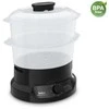 Garų puodas TEFAL | Maisto garintuvas | VC139810 | Juodas | 800 W | Talpa 6 L | Krepšelių skaičius 2