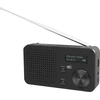 Telestar TOP100 portable DAB+/FM radio, Bluetooth, batteri 1050 mAh, Juodas
