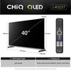CHiQ L40QST televizorius, 40 colių įstrižainės, QLED, „Full HD“, „Google TV“, berėmis, „Dolby Audio“, „dbx-tv“, HDR 10