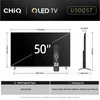 CHiQ U50QST televizorius 50", UHD, QLED, itin plonas, „Google TV“, DLG 120 Hz, „Dolby Audio“, berėmės, metalinio paviršiaus