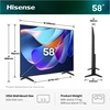 Televizorius TV Set Hisense 58A6S, LED-TV - 146 cm (58 inches), UltraHD/4K, Triple Imtuvas