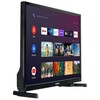 Televizorius Orava, LT-ANDR24 A01, 24", HD Ready 1366x768, 50/60 Hz, juoda, Android TV