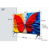 Televizorius TCL QLED TV | 32S5K | 32 | Smart TV | Android TV | FHD | Juodas