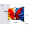 Televizorius TCL QLED TV | 40S5K | 40 | Smart TV | Android TV | FHD | Juodas