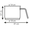 TESCOMA MILK POT HOME PROFI PIENO PUODAS 14 CM 1,8 L