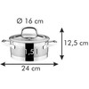 Tescoma President puodas su dangčiu, 16 cm, 1.5 l