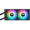 THERMALTAKE vandens aušintuvas LA240 ARGB, 2x120mm ARGB, LGA1851, AM5, juodas