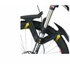 Garde-boue Topeak Defender XC1 & XC11 29er rinkinys VTT - Juodas - Priekinis ir galinis - 29 colių