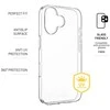 Dėklas Fixed Fiksuotas | Istorija AntiUV | Galinis viršelis | Apple | iPhone 16 | TPU | Aišku