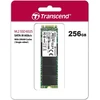 „TRANSCEND“ 256 GB vienpusis M.2 2280 SSD SATA B+M raktas TLC