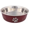 Trixie METALINIS MĖGINIS SU PLASTIKU PLĖVELE 1.4l 21cm