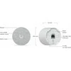 UBIQUITI G4 DOORBELL PRO POE RINKINYS Juodas PREMIUM UNIFI DURŲ SKARPAS SU INTEGRUOTU POE IR POE varpeliu, skirtu MONTAVIMUI „Plug and Play“