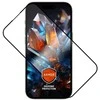 Fixed Fiksuoti šarvai | Ekrano apsauga | Apple | iPhone 15 / iPhone 16 | Grūdintas stiklas | Juodas