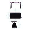 Žaidimų stalas Ultradesk Booster Gaming Desk, Glass LED RGB, Juodas