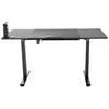 Žaidimų stalas Ultradesk LEVEL V2, 140 x 68 cm, Juodos spalvos