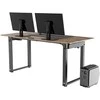 ULTRADESK UPLIFT Biurko 160x75 cm, 72-118 cm, juoda-ruda