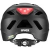 UVEX HELMA URBAN PLANET LED Juodas Matinis size 58-61
