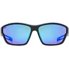 Akiniai Uvex sportstyle 806 juodas matt / mirror mėlynas
