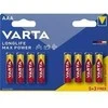 Varta Longlife Max Power, alkaline batteries, type AAA, 8 pcs