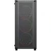 Vein X Obudowa VeinX VeinX case BR15A Mid Tower, bez zdroje, 2x USB3.0, 1x USB2.0, 4x 120mm ARGB Fan, 1x ARGB Controller, juoda