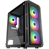 Vein X „VeinX“ korpusas „HERMES MESH Mid Tower“, ATX, 1xUSB 3.0, 2xUSB 2.0, 4x ARGB ventiliatoriai, ARGB valdiklis, juodas