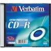 VERBATIM CD-R 80 min. / 700 MB 48x 10 pakuočių plonas dėklas DataLife, papildomas apsauginis paviršius