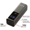 Verbatim Charge 'n' Go Power Bank, 27000mAh, 2× USB-C PD 3.1 140W + USB-A QC 3.0 18W, Pilkas