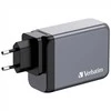 Verbatim Laidinis įkroviklis GaN 100W 3xUSB-C/USB-A + Adapteris EU/UK/US GNC-100 32202
