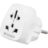Verbatim kelioninis adapteris EU/UK/US WTEU-02 baltos spalvos 49549