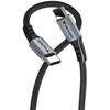 Verbatim cable Sync &amp; Charge USB-C to USB-C 60W 120 cm, Juodas