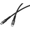 „Verbatim“ magnetinis sinchronizavimo ir įkrovimo kabelis USB-C į USB-C, 100 W, 120 cm, Juodas