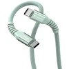 „Verbatim“ magnetinis sinchronizavimo ir įkrovimo kabelis USB-C į USB-C, 60 W, 120 cm, Žalias
