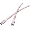 „Verbatim“ magnetinis sinchronizavimo ir įkrovimo laidas USB-C į USB-C, 100 W, 120 cm, Rožinė