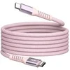Verbatim Magnetic Sync &amp; Charge Cable USB-C to USB-C 60W 120 cm Rožinė