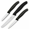 "Victorinox" 3 peilių rinkinys 6.7113.3 (juodas)
