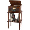 Victrola VA-30-ESP-INT wooden record stand ruda