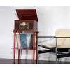 Victrola VA-30-MAH-INT wooden record stand ruda