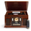 Patefonas Victrola Navigator 8 in 1 su CD, radijo ir kasečių funkcija (VTA-600B-MAH-INT)