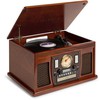 Patefonas Victrola Navigator 8 in 1 su CD, radijo ir kasečių funkcija (VTA-600B-MAH-INT)