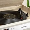 Daugiafunkcis grotuvas Victrola Century 6-in-1 VTA-820SB-NAT-INT su CD, kasečių ir patefono funkcija, smėlio spalvos