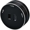 Viking USB šakotuvo modulis A60, 1x USB-A, 1x USB-C, PD, juodas