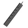 Viking tinklo praplėtimo lizdas YC53, 5x AC 230V, 1x USB-A, 2x USB-C, ilgis 1,5 m, juodas