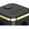 Viking adapter sieciowy Y33, 3x 230 V, 1x USB-A, 2x USB-C, przycisk ON/OFF, juoda