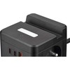 Viking maitinimo adapteris YC23H, 2x 230 V, 1x USB-A, 2x USB-C, jutiklinis šviestuvas, stovo funkcija, juoda