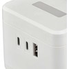 Viking maitinimo adapteris YC23H, 2x 230 V, 1x USB-A, 2x USB-C, jutiklinė lemputė, stovo funkcija, balta