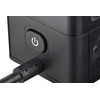 Viking maitinimo adapteris YC23H, 2x 230 V, 1x USB-A, 2x USB-C, jutiklinis šviestuvas, stovo funkcija, juoda