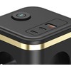 Viking maitinimo adapteris YC33, 3x 230 V, 1x USB-A, 2x USB-C, ON/OFF mygtukas, ilgis 1,4 m, juodas
