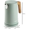 Virdulys Domo Elegancki virdulys 1.7L, 2200W, Matt Žalias, filtras