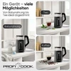 Profi Cook Elektrinis virdulys 1,7L PC-WK 1328 juoda PROFICOOK