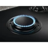 PLITA PE GAZ ELECTROLUX KGG753753K, dujinė kaitlentė; 75 cm; 5 dujiniai degikliai; gartraukio prijungimas; elektroninis laikmatis; garsinis signalas; integruotas elektrinis uždegimas; valdymas priekiniame mygtuke; saugos įtaisas; ketaus grotelės; dujinė viryklė ant stiklo; juoda spalva